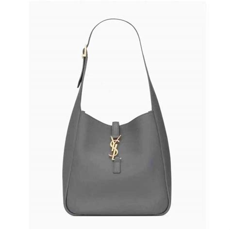 ysl black leather hobo bag|SAINT LAURENT hobo in leather .